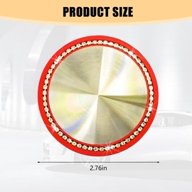 FALVFUN Bling Car Cup Holder Coaster, 2PCS Crystal Rhinestone CD Pattern Anti Slip Vehicle Insert Cup Pads, Shockproof Auto Interior Decorative Accessories, Universal for SUV RV Truck (Red)