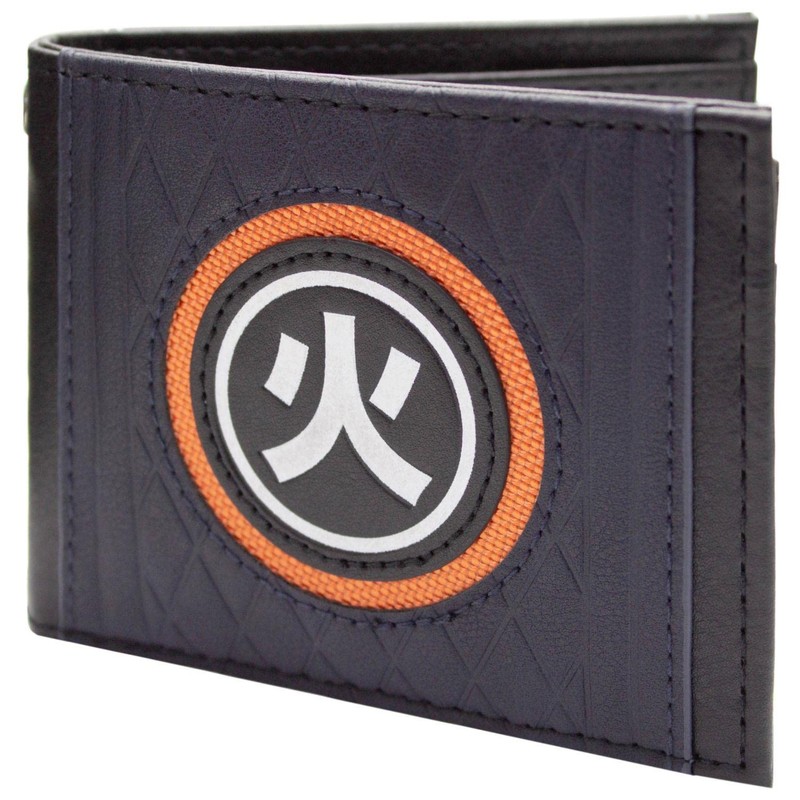 Hidden Leaf Ninja Academy Black Wallet, black, Bi-fold