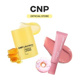 Ultimate Korean Lip Treatment For Day & Night, Honey & Jelly Lip Duo, Tinted Lip Balm, Hydrating, Glowy, Deep Nourish, Revitalizing Dry Lips, Gentle Exfoliation, Shea Butter, Korean Skin Care(15ml/10ml):_Honey X Pink Donut
