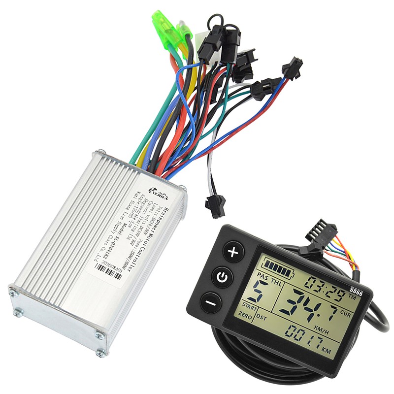 LCD Display Panel Brushless Controller Kit for Electric Bicycle Electric
