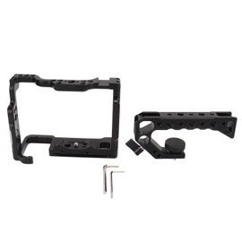 Camera Cage Security Aluminum SLR Camera Cage Rig Protective With Multi Functional Upper Handle for Sony A7M4
