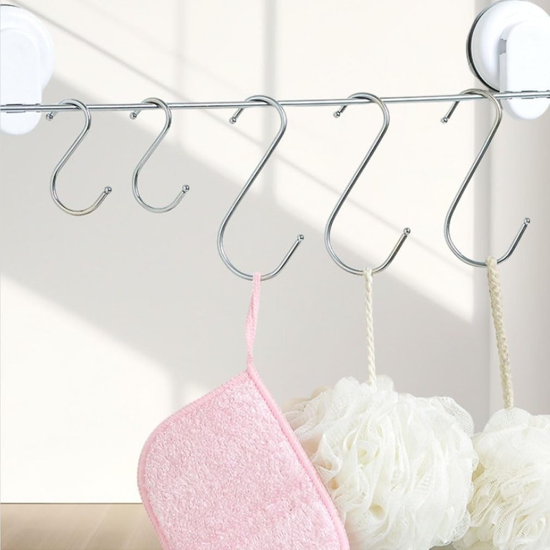 S Shaped Hooks, Extra Large, 4.7 inches (12 cm) x