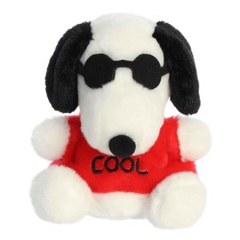 Aurora® Timeless Peanuts® Palm Pals™ Joe Cool Animal de peluche - Personajes clásicos - Recuerdos duraderos - Blanco 5 pulgadas