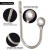 Coolnice 2 Pack Curtain Holdbacks Wall Mounted Curtain Tiebacks Hooks