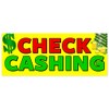 Check Cashing Vinyl Banner (Size Options) Small - 24x60