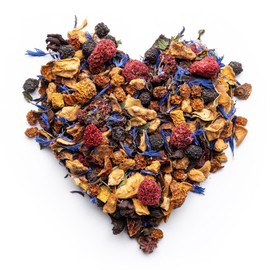 Herbal Tea Loose Leaf - Hot or Cold Brew Dried Fruit Tea - Christmas tea, Holiday Tea - Wild Berry Natural Herbs Tea - Amazing Rich Flavor - Only Natural Ingredients - 4 oz