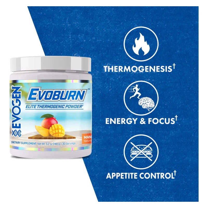 Evogen Evoburn Elite Thermogenic Powder Sabor Mango