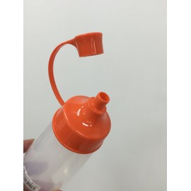 アスベル 調味料ボトル 広口中 「フォルマ」 オレンジ 2145