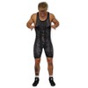 GO EARN IT Men's Black Flag Camo Singlet (Youth Medium)