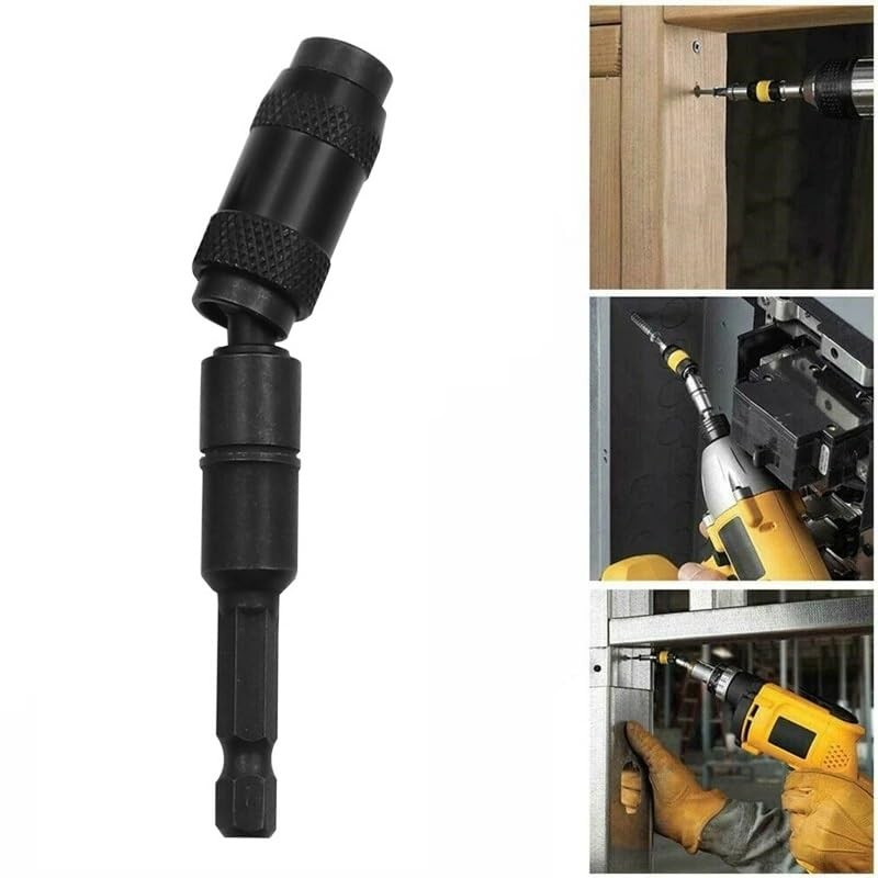 2pcs Pivot Drill Bit Holder Set, 1/4" Magnetic Hex Pivoting