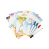 Micador jR. Draw & Wipe Activity Set - 15 Reusable