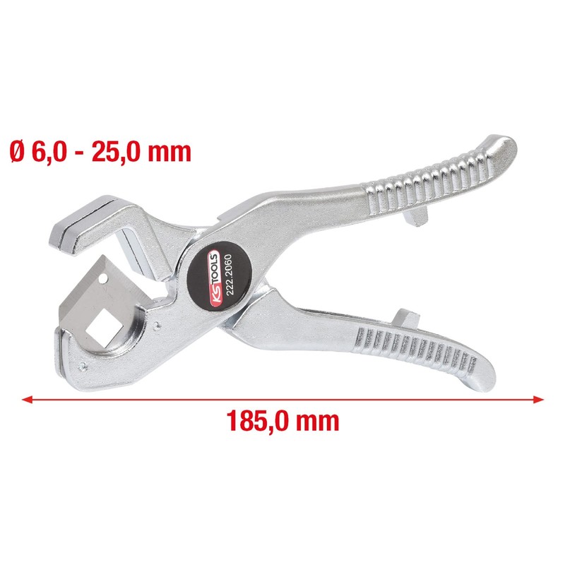KS Tools 222.2060 Hose cutter, 6-25mm