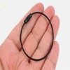 Ssakssak Design Wire Keychain Rope 15CM Wire Keyring Hook Anti-theft Wire Keychain Hiking Keyring Wire Keyring Cord / 싹싹디자인 와이어 키체인 로프 15CM 와이어키링고리 도난방지와이어키체인 등산키링 와이어키링줄