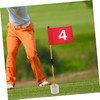 Mipcase Golfing Training Flag Wear Portable Golf Flag for Backyard