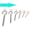newlng M8 Hook Bolt 304 Stainless Steel Ring Screw High