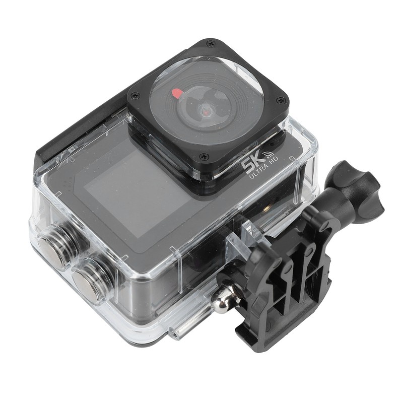 5K30FPS WiFi Action Camera Front and Rear Dual Screen Built
