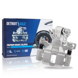 Detroit Axle - Rear Right Brake Caliper for Acura 1994-2001 Integra, 1992-1995 1999-2000 Honda Civic, 1993-1997 Civic del Sol, Passenger Side Disc Brake Caliper with Bracket Replacement