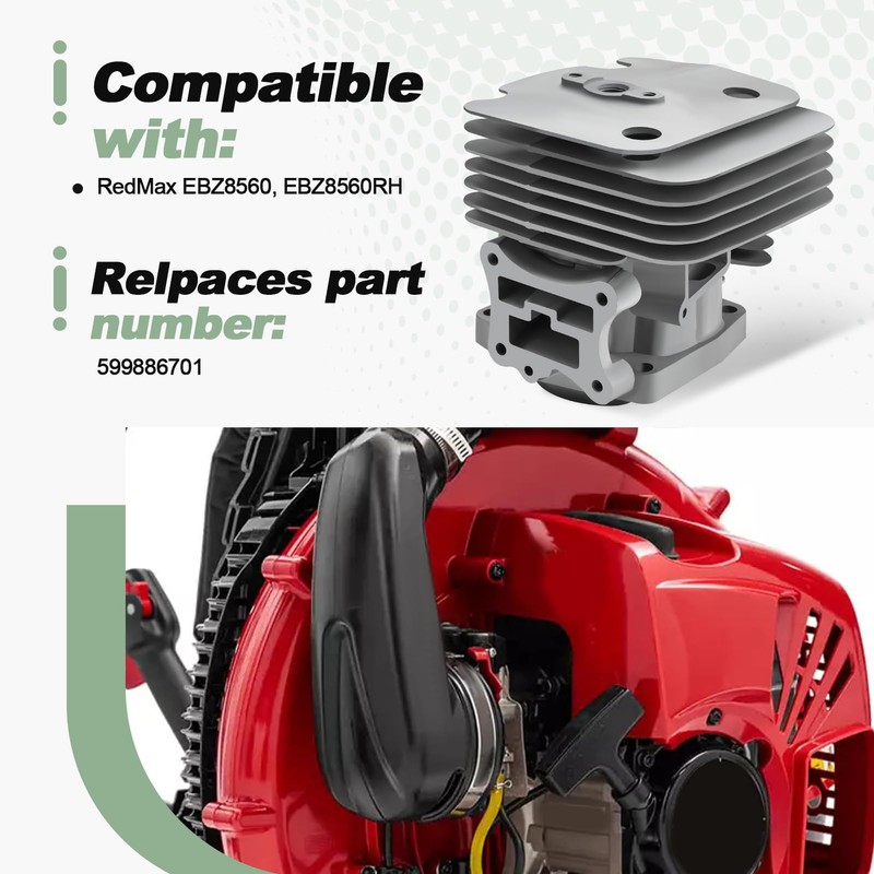 Quctaki Cylinder Piston Kit with Gaskets and Spark Plug Compatible