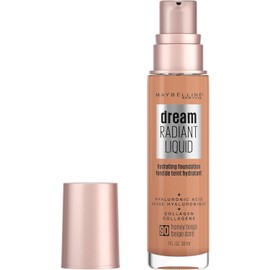 Maybelline Dream Radiant Liquid Foundation - 90 Honey Beige - NEW SEALED