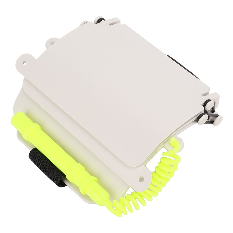 3 Panels Wrist Writing Dive Slate with Pencil Scuba Diving