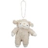 LIV HEART 68223-13 Keychain Sheep Maple Drop (Total Length: Approx.