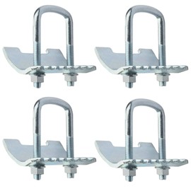 heneng 4 Pcs Strut Beam Clamp for 1-5/8" Strut Channel, 1100 lbs Load Capacity (Each), Square U-Bolt Beam Clamp