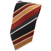 TigerTie Designer Tie in Patterned Stripes - 8 cm Binder
