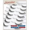 Jiocolor False Eyelashes Cat Eye Look Natural Short Lashes 3D