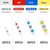 TICONN 100 Pcs Solder Seal Wire Connectors, 100PCS, White, Red,