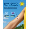 sodknow 80 Pack UV Detection Stickers for Sunscreen Butterfly Pattern-