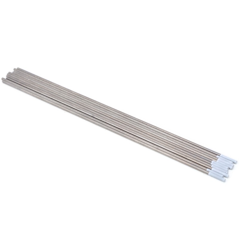 10pcs Tungsten Electrode Rod WZ8 Argon Arc White Tip Welding