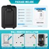Key Lock Box with Code, Wall-Mounted LockBox for Keys with