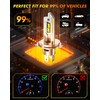 Termitor H4/9003/HB2 Light Bulbs, 120,000LM 18X Ultra Brightness, Pack of
