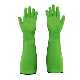 hioseyre Guard Gloves Gardening,Level 5 Cut Resistant Gloves,Wrist Forearm Protectors,Long Gardening Glove for Women and Men,Protective Glove for Gardening/Kitchen/Heavy Duty Work (45cm)