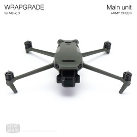 WRAPGRADE Full Skin Stickers for DJI Mavic 3 / Mavic 3 Classic (Army Green)