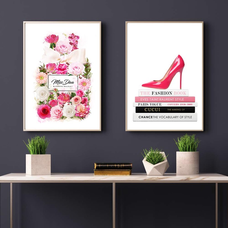 Poster Nordic A4 Black and White Monotone Fashion Stylish Interior