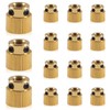 ATNSINC 15pcs Extruder Wheel 40 Teeth Gear Brass Extruder Wheel