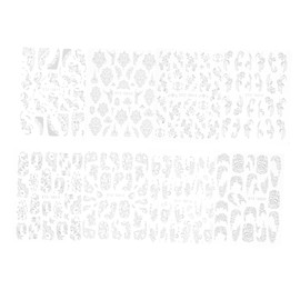 Minkissy Nail Art Charm Stickers 8 Sheets of Flower Nail Decals DIY Manicure Kit Present for Mom Girlfriend Wife