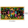 Cinco de Mayo Banner, Large Fabric Mexican Backdrop Decorations, Sign