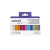 Cernit CEASS003C - Set of 12 Colours Oven Hardening Polymer