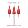 YHMTIVTU Red Windshield Trims Bolts Spike Screws Kit Fit For