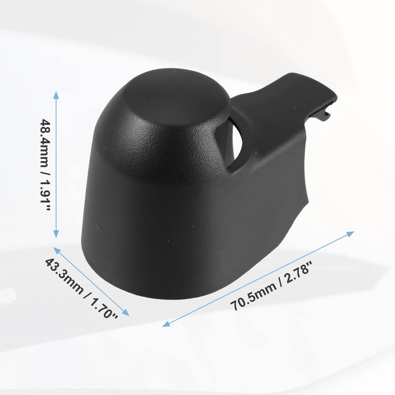 X AUTOHAUX Car Rear Windshield Wiper Arm Cover Cap Fit