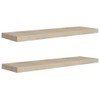 vidaXL Floating Wall Shelves 2 pcs, Honeycomb MDF and Metal