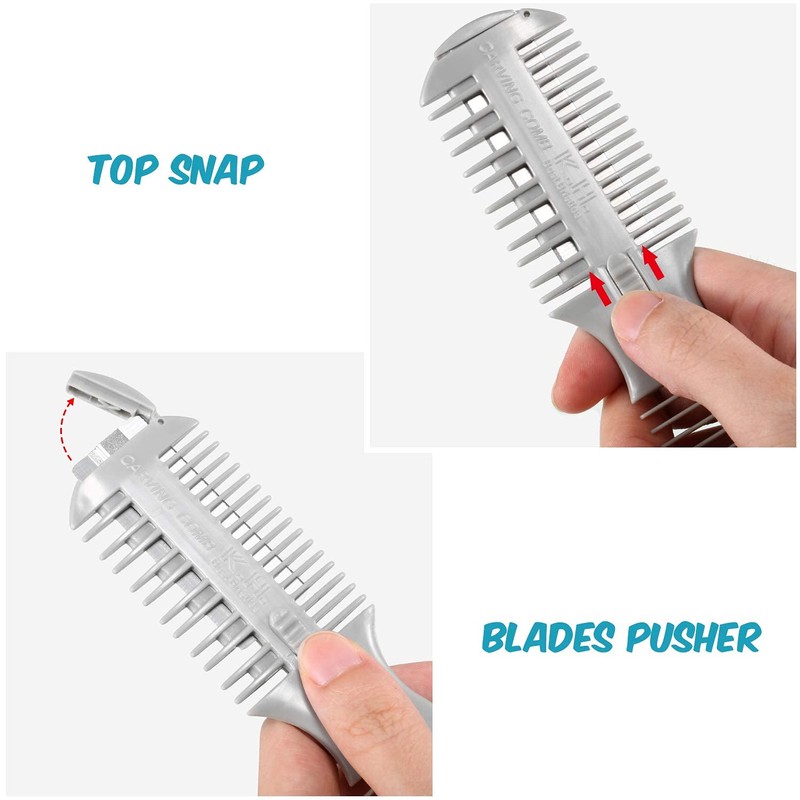 Dual Side Hair Thinning Comb Hair Cutter Comb Double Edge