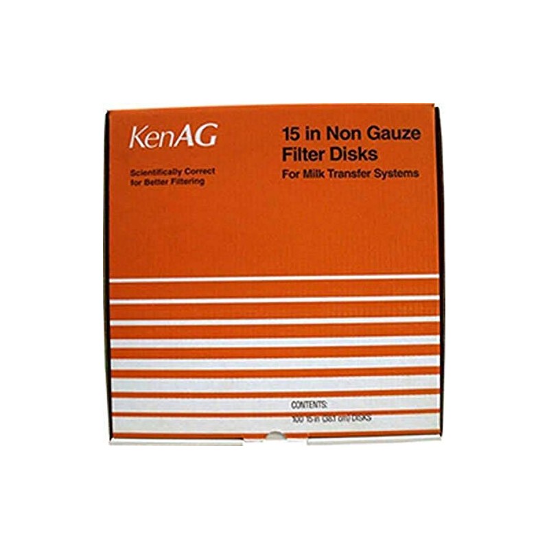 KEN AG D532 030957 Non Gauze Disk Milk Filter, Tan