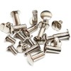 10 Pack 1/2" Solid Chicago Screws Leather Repair Screw Post