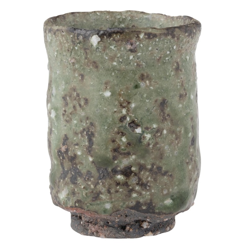 Marui Seikyo MR-3-4002 Shigaraki Ware Hechamon Tea Cup, Capacity Approx.