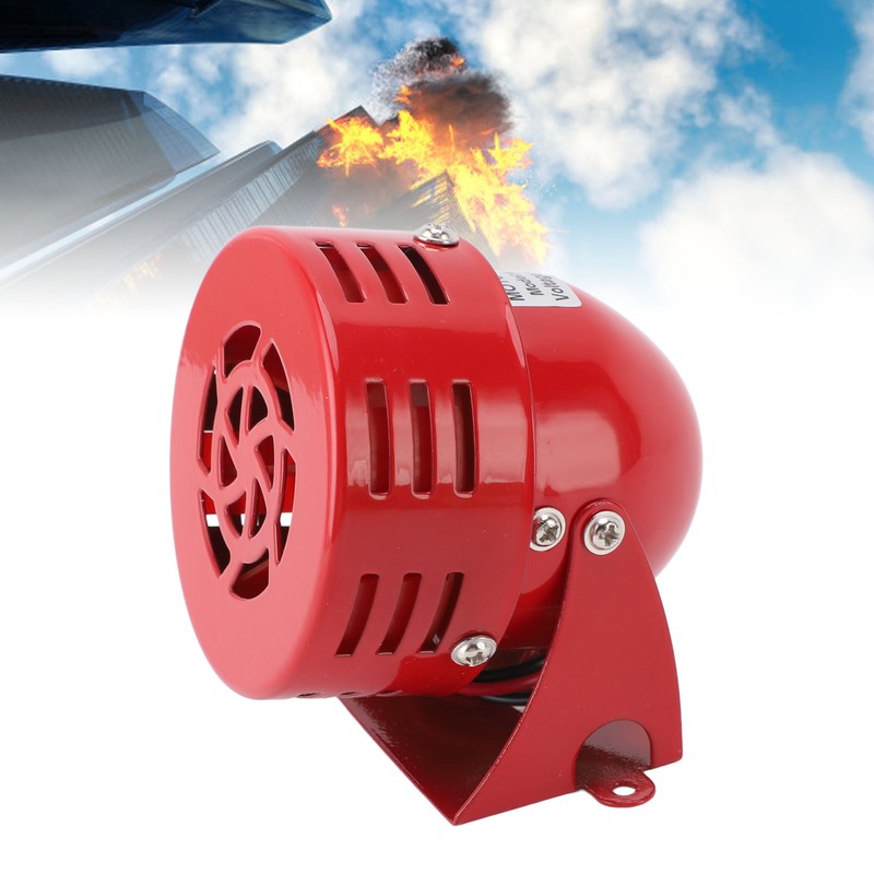 Motor Horn Buzzer Siren 110 Decibels Mini Electric Warning Strobe