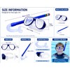 Kids Snorkel Mask Set Ages 3–8 – Anti-Fog Swimming Goggles