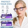 CLASAGA Progressive Multifocus Reading Glasses for Women, Blue Light Blocking